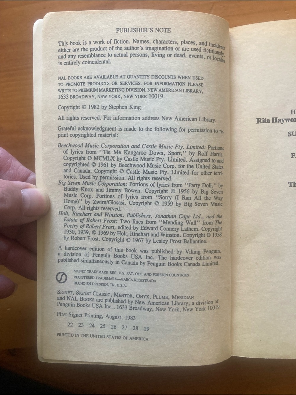 Stand By Me — Different Seasons by Stephen King (Blue/Pink/Black Cover) - Picture 2 of 4